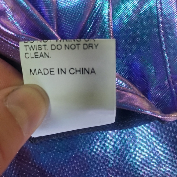 SHEIN | SXY PU Cami Top & Bodycon Skirt in Purple sz XS - Picture 6 of 8